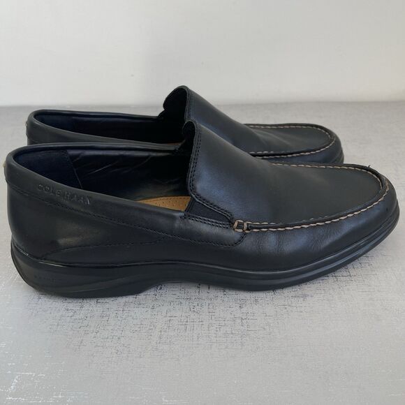 Cole Haan Men\'s Black Leather Driver Loafers Dress Comfort Shoes Size 10.5 M main image 5